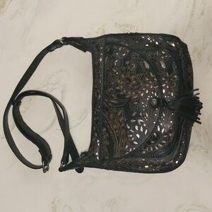Patricia Nash leather shoulder bag